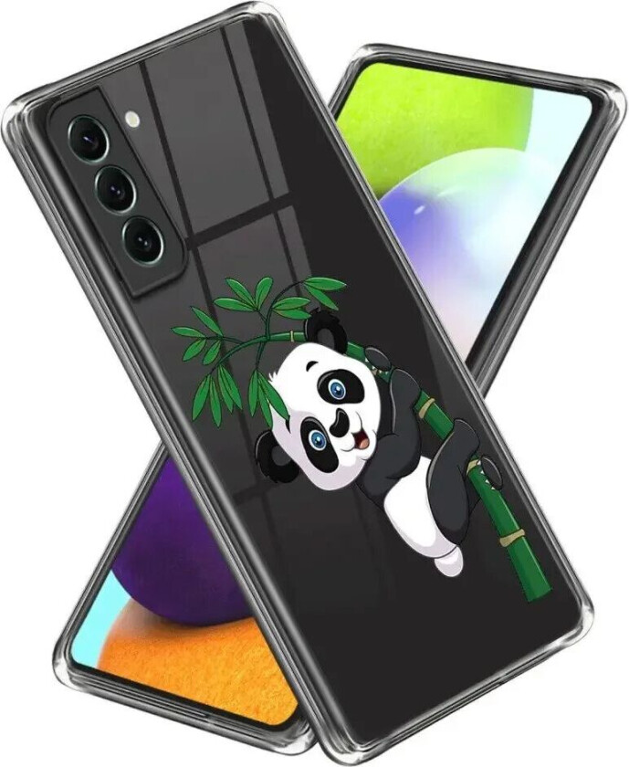 Samsung Galaxy S24+ (Plus) Fleksibel Plast Deksel m. Motiv - Panda
