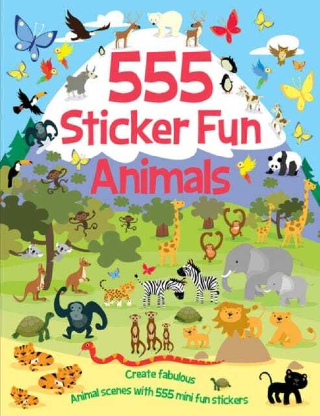 555 Sticker Fun Animals Activity Book
