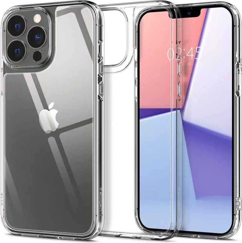 iPhone 13 Pro Quartz Hybrid Deksel - Gjennomsiktig