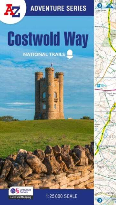 Cotswold Way With Ordnance Survey Mapping