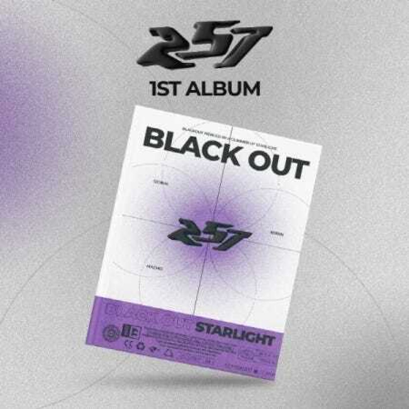 257 Black Out incl. 50pg Photobook, Polaroid Photo, 6pc Photocard Set + Poster CD