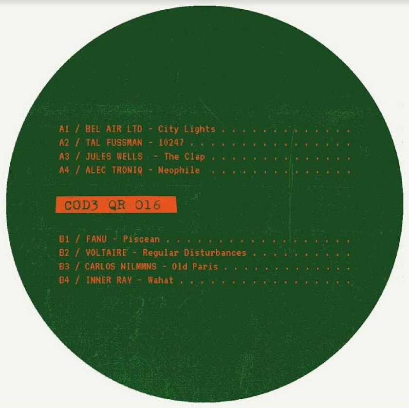 Diverse Electronica COD3 QR 016 LP/Vinyl