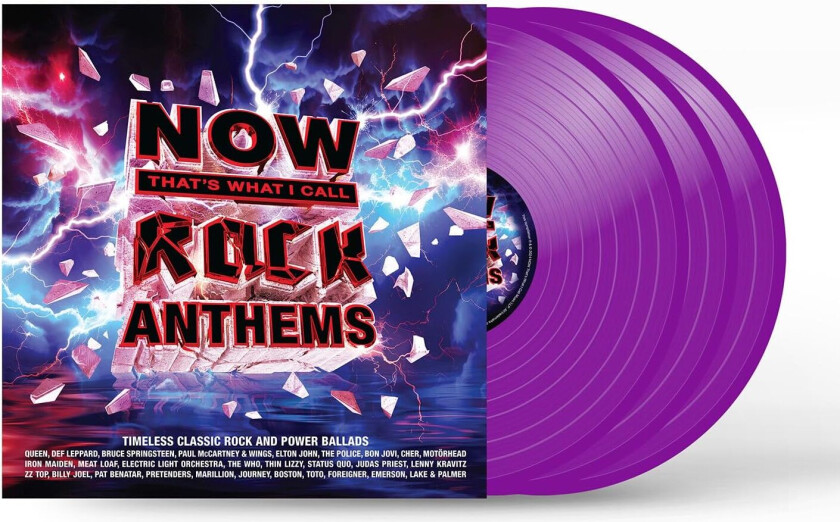 Diverse Rock NOW That's What I Call Rock Anthems LP/Vinyl