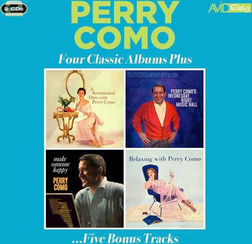 Perry Como  Four Classic Albums Plus (A Sentimental Date With… / Wednesday Night Music Hall / Make Someone Happy Aka I Love You Truly / Relaxing With)  CD