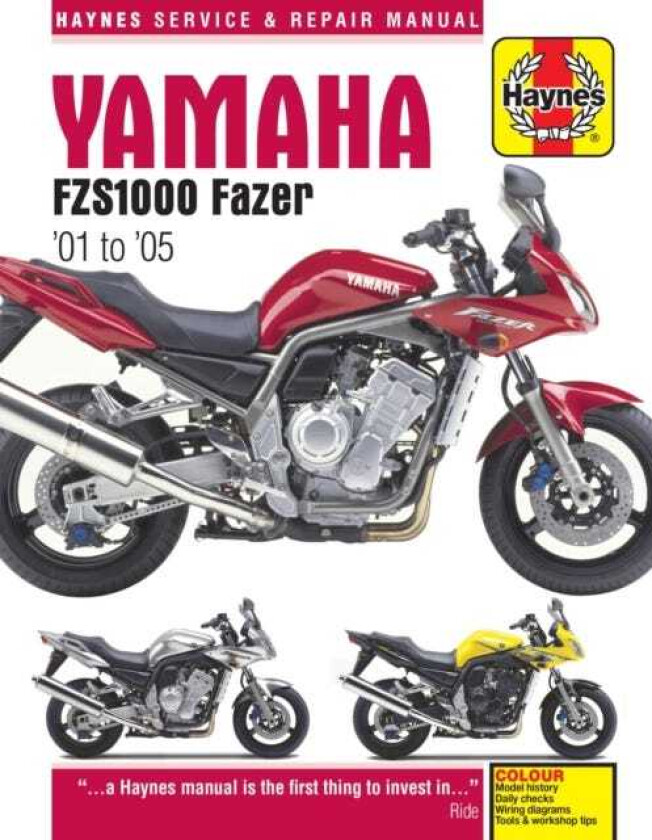 Yamaha FZS1000 Fazer (01  05) Haynes Repair Manual