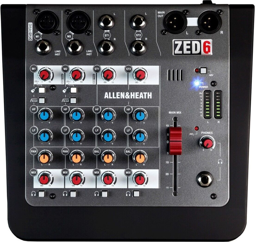 Bilde av Allen and Heath ZED-6 Kompakt Mikser