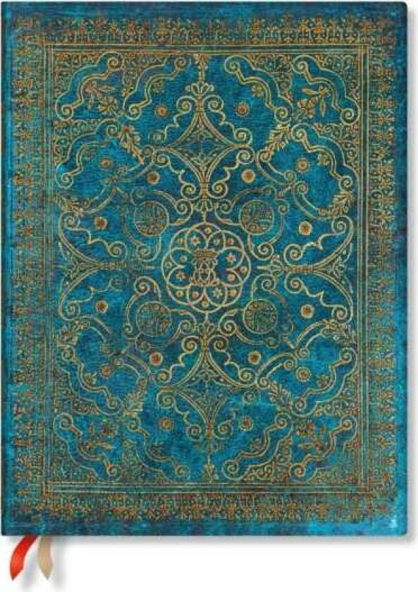 Azure (Equinoxe) Ultra 12month Dayatatime Hardback Dayplanner 2025 (Elastic Band Closure)