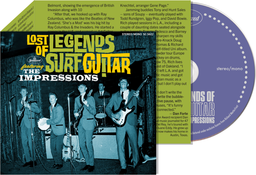 The Impressions (Surf) Lost Legends Of Surf Guitar featuring The Impressions CD