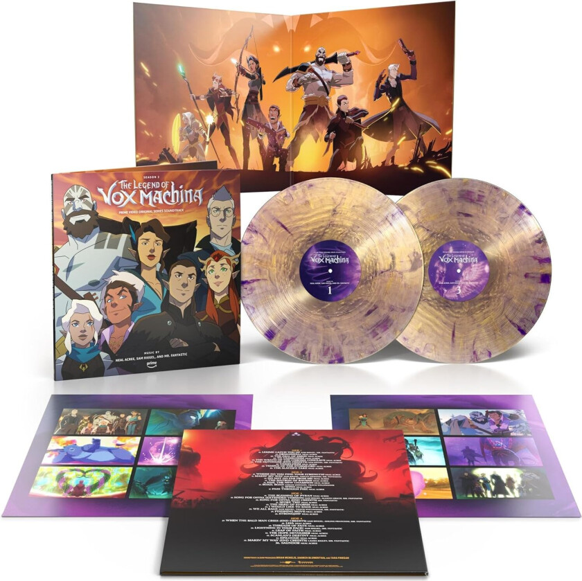 Neal Acree, Sam Riegel, Mr. Fantastic The Legend Of Vox Machina Season 2 LP/Vinyl