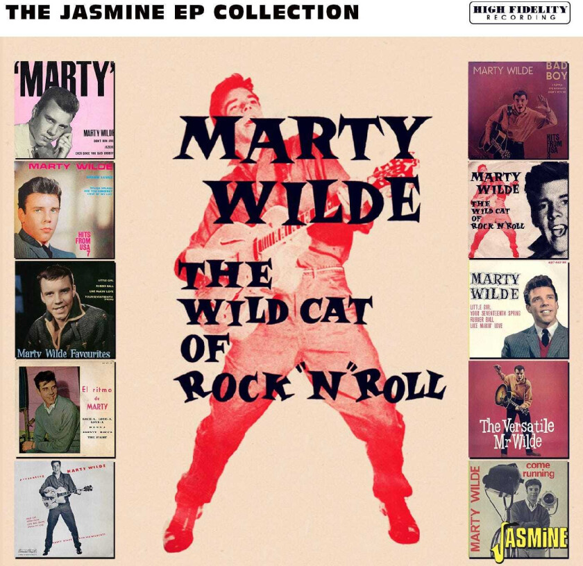 Marty Wilde The Wild Cat Of Rock ‘N’ Roll The Jasmine EP Collection CD