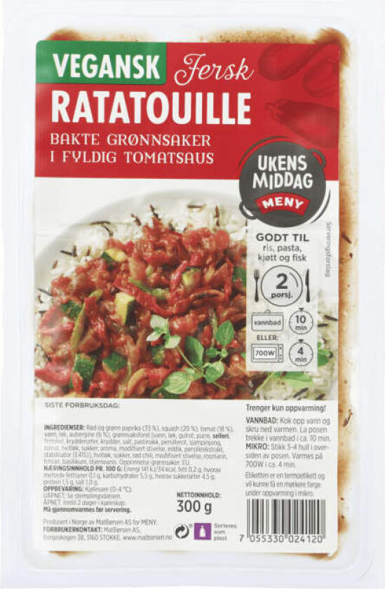 Ratatouille 300g Meny