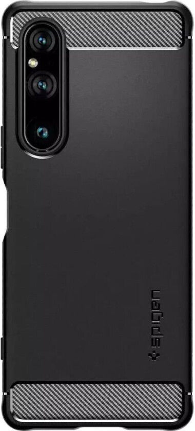 Sony Xperia 1 V Rugged Armor Bakside Deksel - Mat Svart