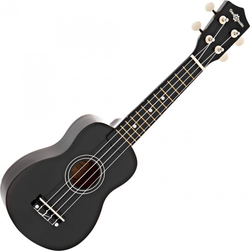 Gear4Music Ukulele fra Gear4music Svart