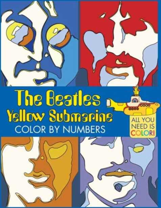 The Beatles Yellow Submarine Color By Numbers