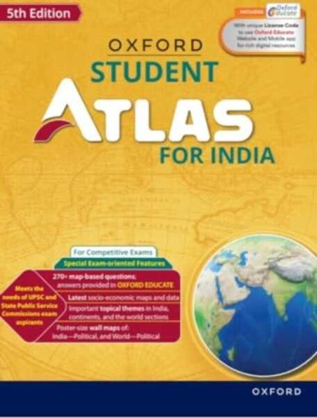 Oxford Student Atlas for India  For UPSC and Competitive Exams