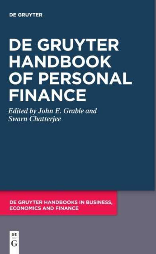 De Gruyter Handbook of Personal Finance