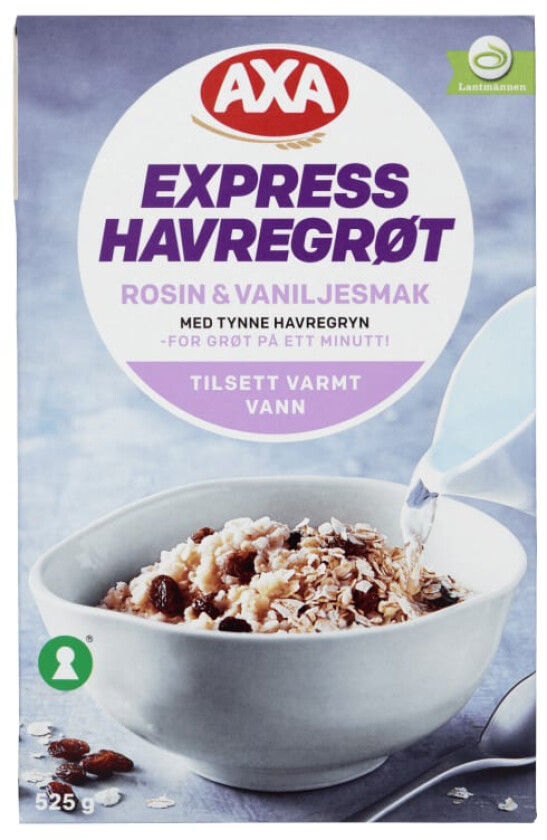 Havregrøt Rosin&Vanilje 525g