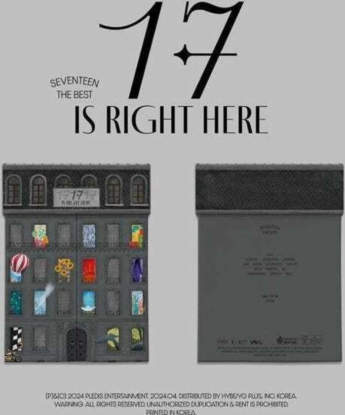 Seventeen SEVENTEEN BEST ALBUM '17 IS RIGHT HERE' (Here Ver.) CD