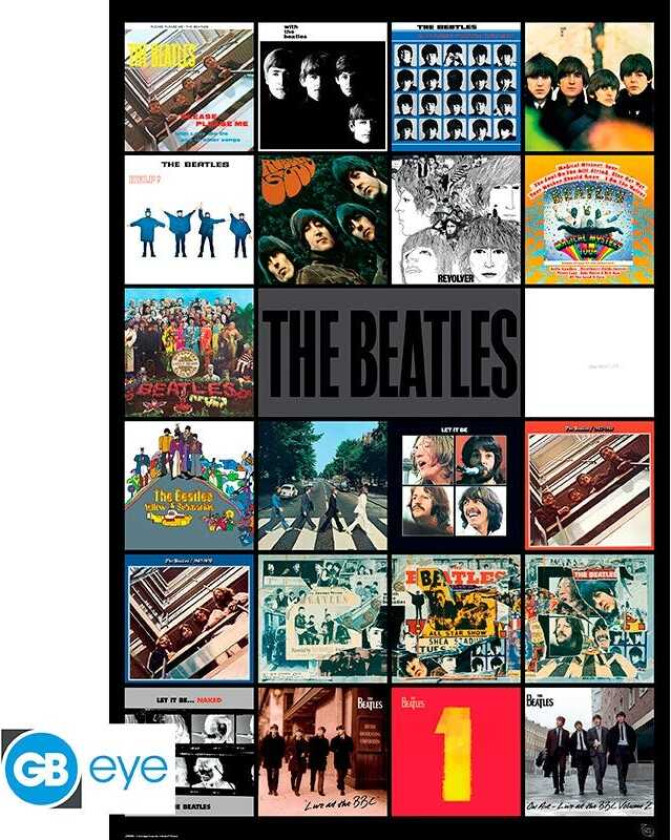 The Beatles Plakat Albums