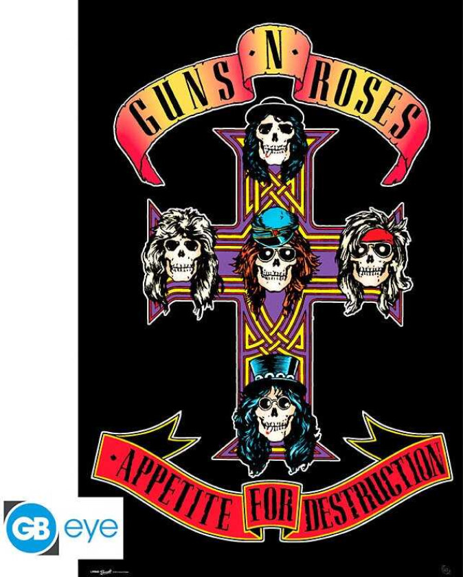 Guns N Roses Plakat Appetite