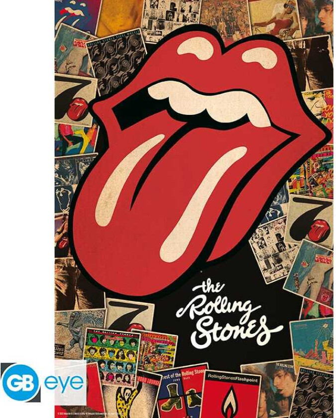 The Rolling Stones Plakat Collage