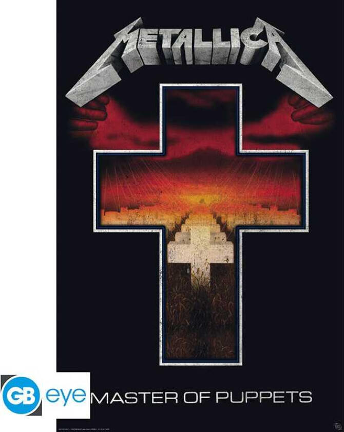 Metallica Plakat Master of Puppets Album Cover