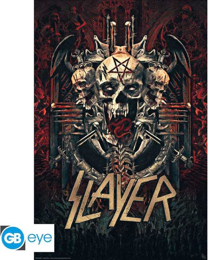 Slayer Plakat Skullagramm