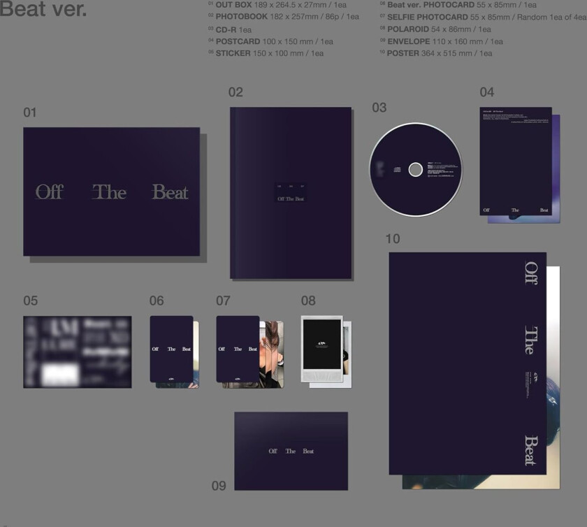 I.M (Monsta X) Off The Beat (Beat ver.) CD