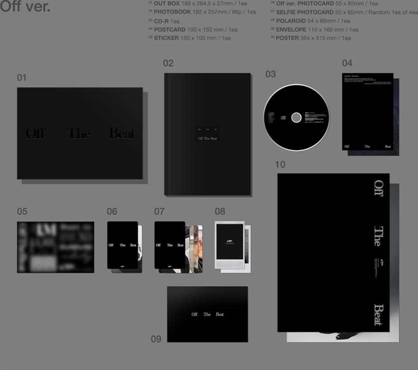 I.M (Monsta X) Off The Beat (Off ver.) CD