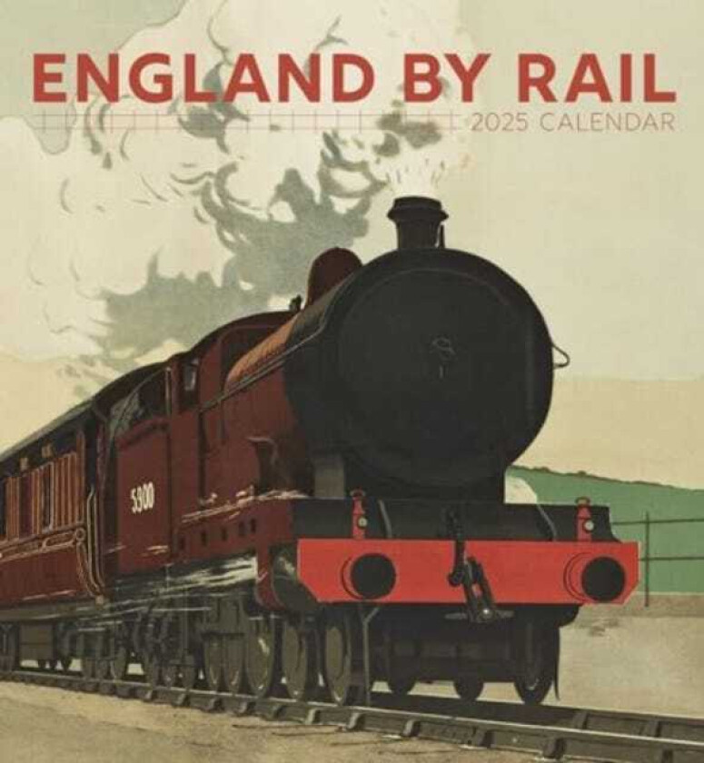 England by Rail 2025 Wall Calendar