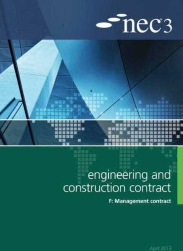 NEC3 Engineering and Construction Contract Option F: Management contract