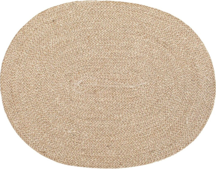 Ella spisebrikke oval Beige