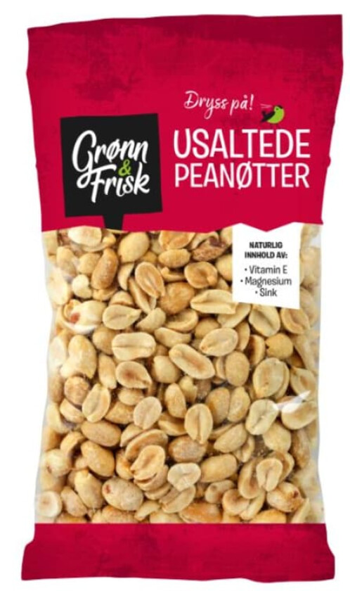 Peanøtter Ristet u/Salt 250g