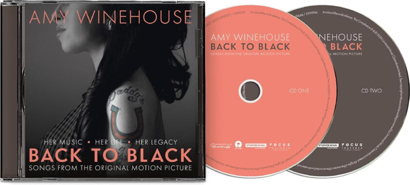 Amy Winehouse Back to Black: Music from the Original Motion Picture CD