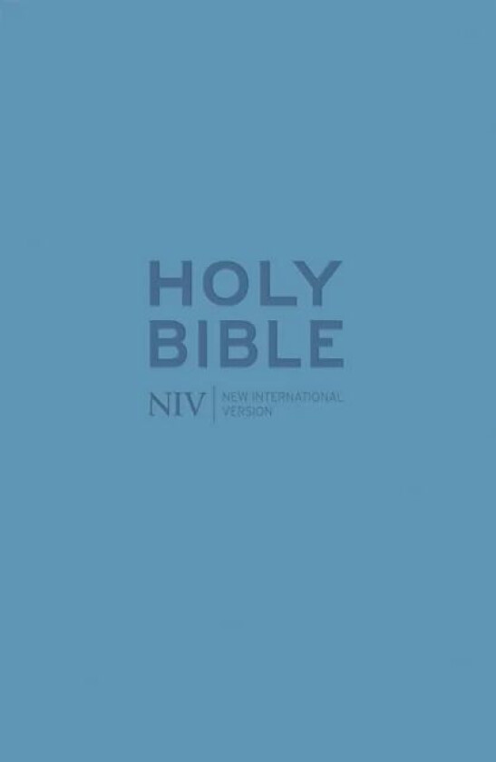 NIV Pocket Cyan Soft-tone Bible with Zip av New International Version