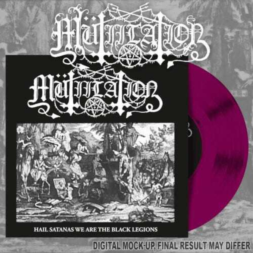 Mutiilation Hail Satanas We Are The Black Legions LP/Vinyl