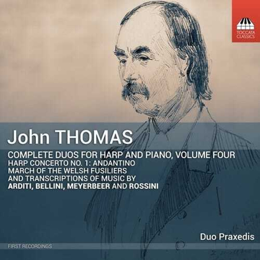 Duo Praxedis, John Thomas  Thomas: Complete Duos for Harp & Piano, Vol. 4  CD