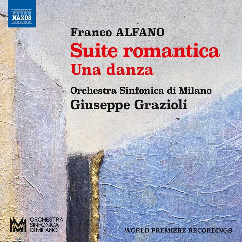 Orchestra Sinfonica Di Milano, Vittorio Rabagliati, Davide Vendramin, Giuseppe Grazioli, Franco Alfano  Alfano: Suite romantica  CD