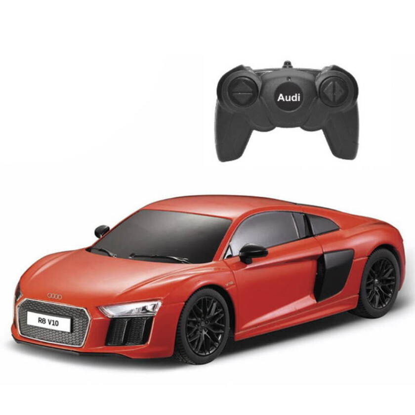 Radiostyrt Lekebil 1:24 - Audi R8 (Hvit)