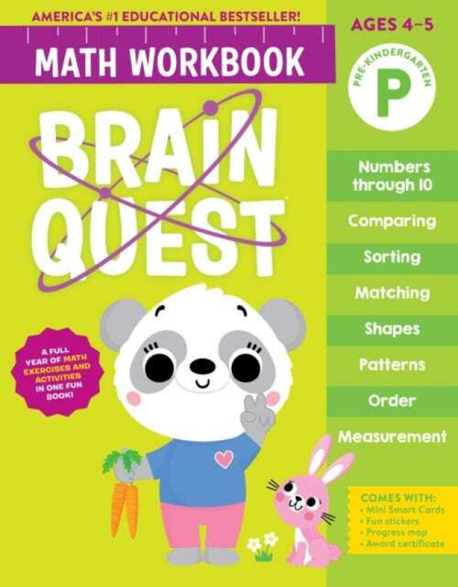 Brain Quest Math Workbook: PreKindergarten