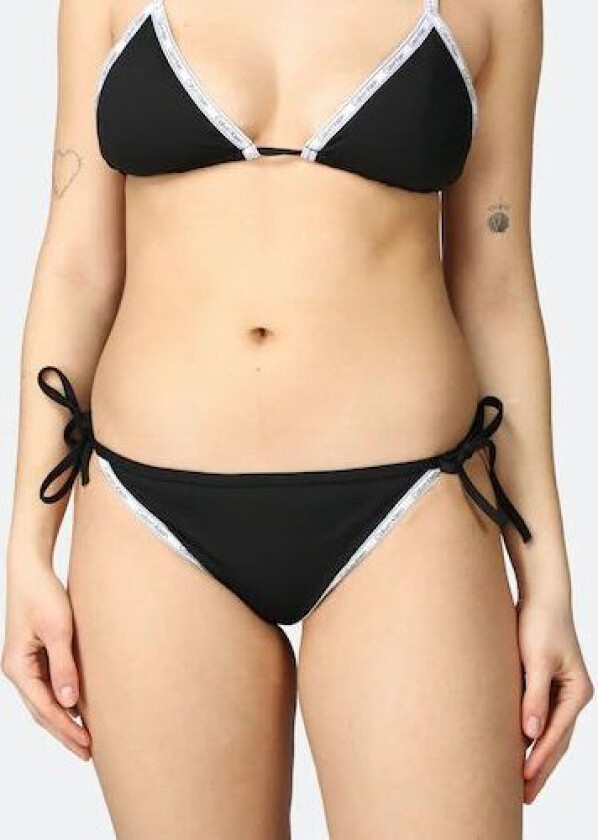 Calvin Bikini Bottom - String Side Tie Orange Female L