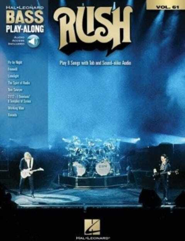 Rush  Hal Leonard Bass PlayAlong Volume 61