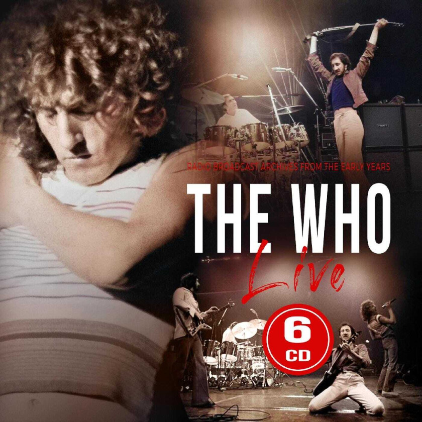 The Who  Live (Radio Broadcast Archives From The Early Years)  CD