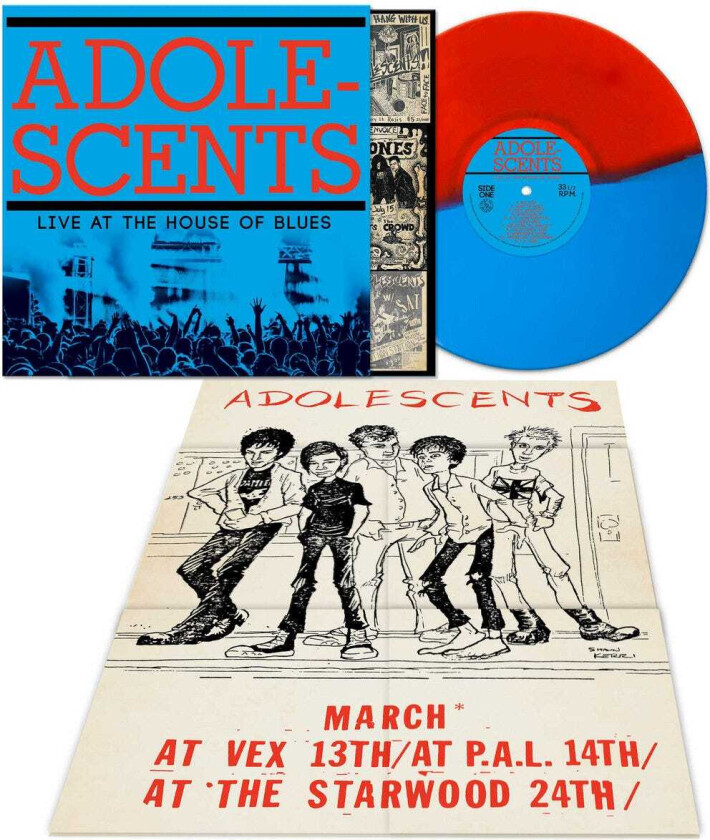 Adolescents Live At The House Of Blues LP/Vinyl