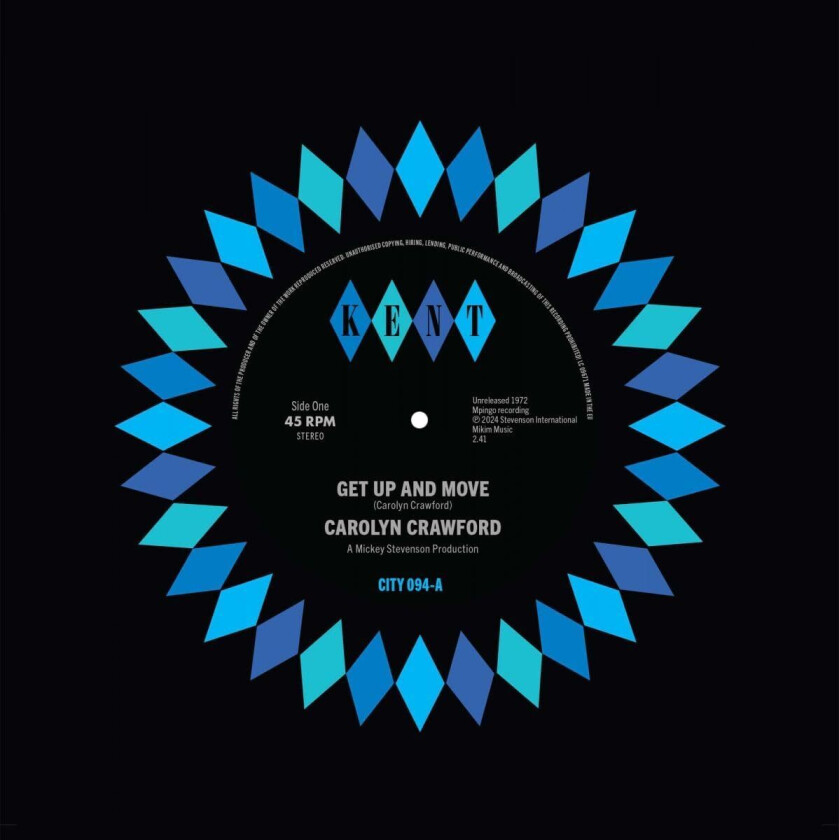 Carolyn Crawford Get Up And Move / Sugar Boy LP/Vinyl