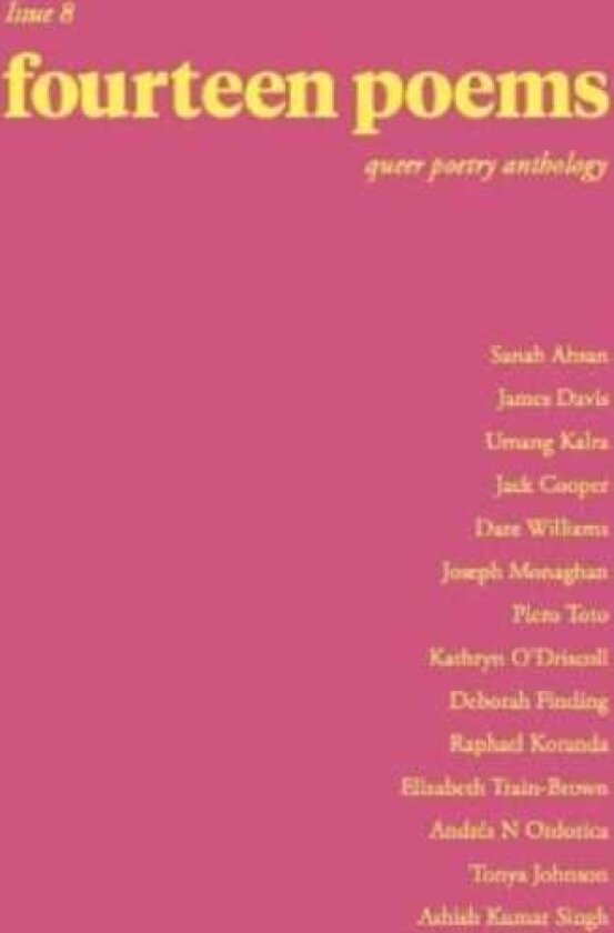 fourteen poems Issue 8: a queer poetry anthology