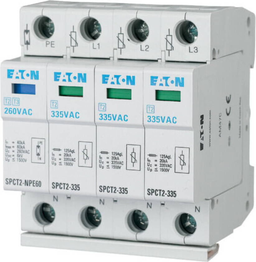 Overspenningsvern SPCT2-385-4 385VAC 3+NPE - 1664197