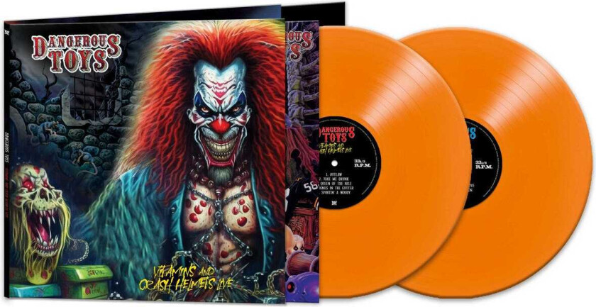 Dangerous Toys Vitamins And Crash Helmets Live LP/Vinyl