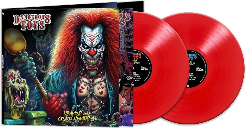 Dangerous Toys Vitamins And Crash Helmets Live LP/Vinyl
