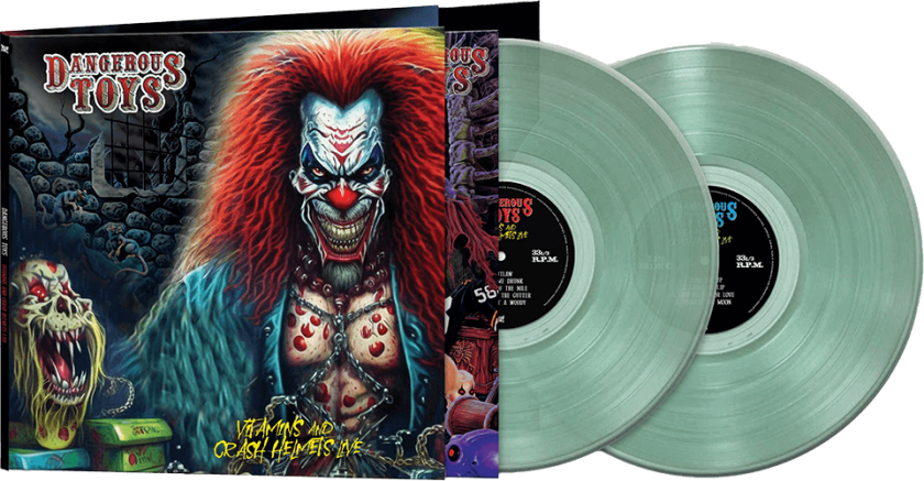 Dangerous Toys Vitamins And Crash Helmets Live LP/Vinyl